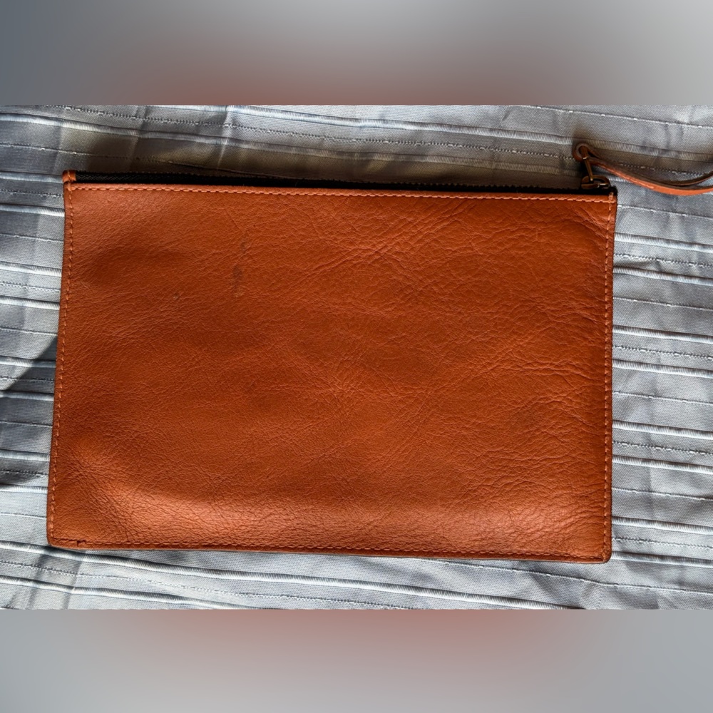 Madewell Tan Leather Wristlet - Picture 2 of 6